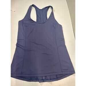 Lululemon‎ Athletica Sculpt It Singlet Racerback Blue Purple Gray Size 2 Approx